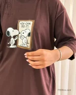 ست تیشرت شلوارک you can - تصویر 3