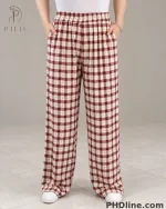 شلوار راحتی زنانه Red plaid