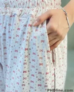 شلوار راحتی زنانه Pink Bow - تصویر 2