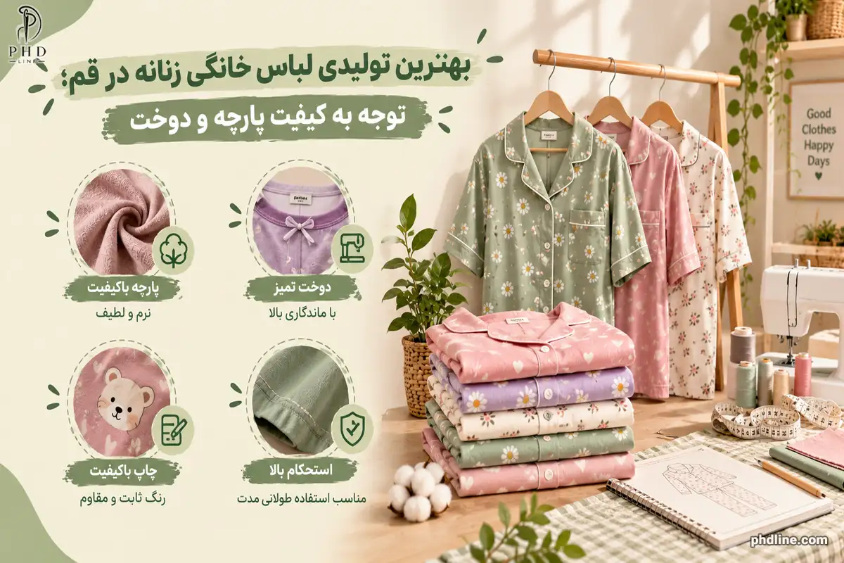 بهترین تولیدی لباس خانگی زنانه در استان قم
