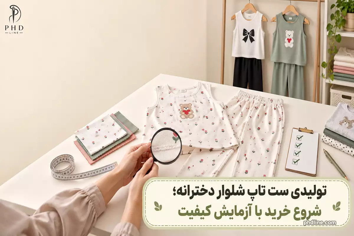 عمده ست تاپ شلوار دخترانه