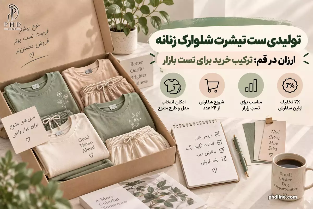 فروش عمده ست تیشرت شلوارک زنانه ارزان در قم