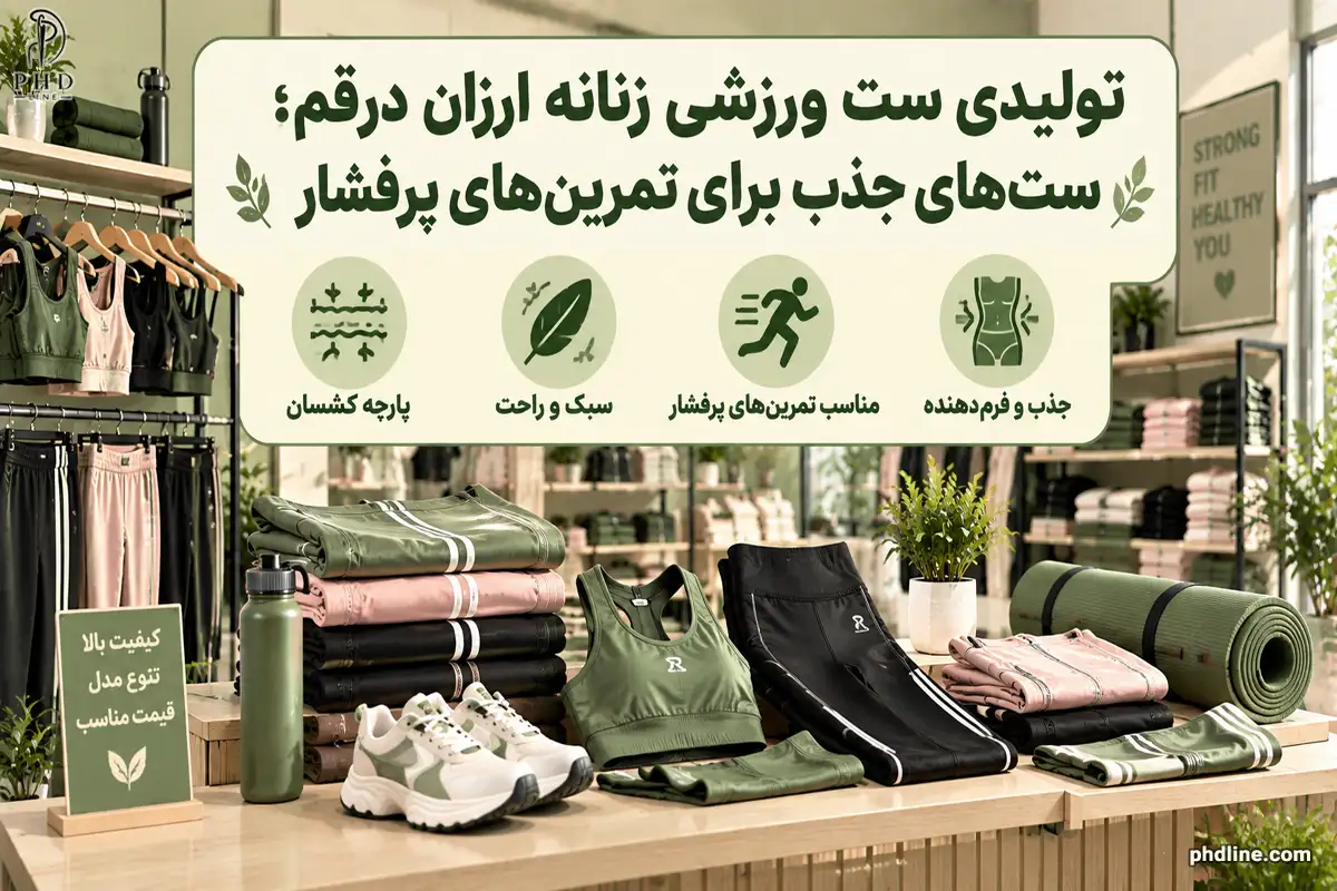 تولیدی ست ورزشی زنانه ارزان در شهر قم