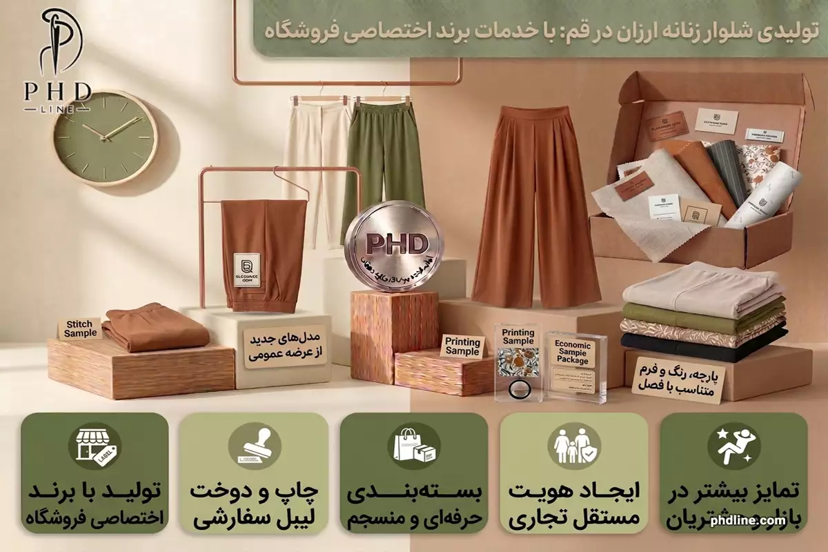 تولیدی شلوار زنانه ارزان در شهر قم