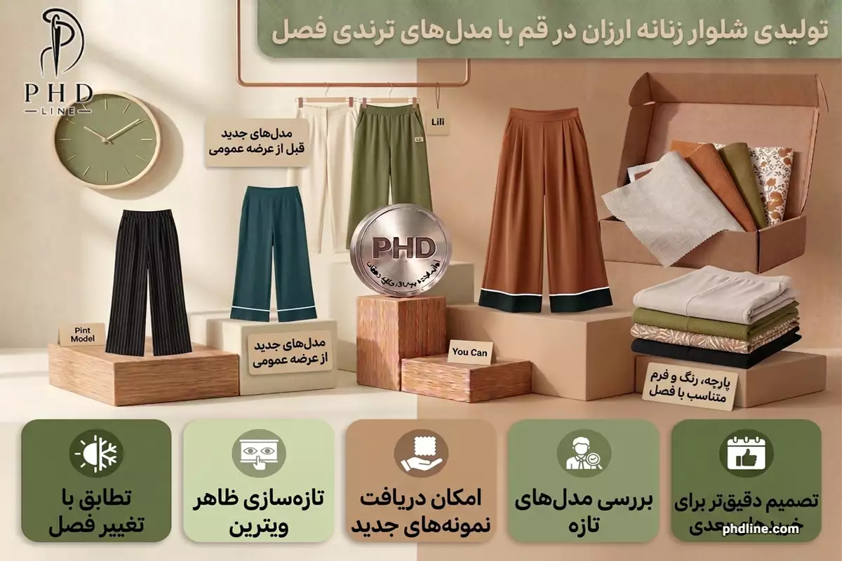 تولیدی شلوار ارزان زنانه در قم