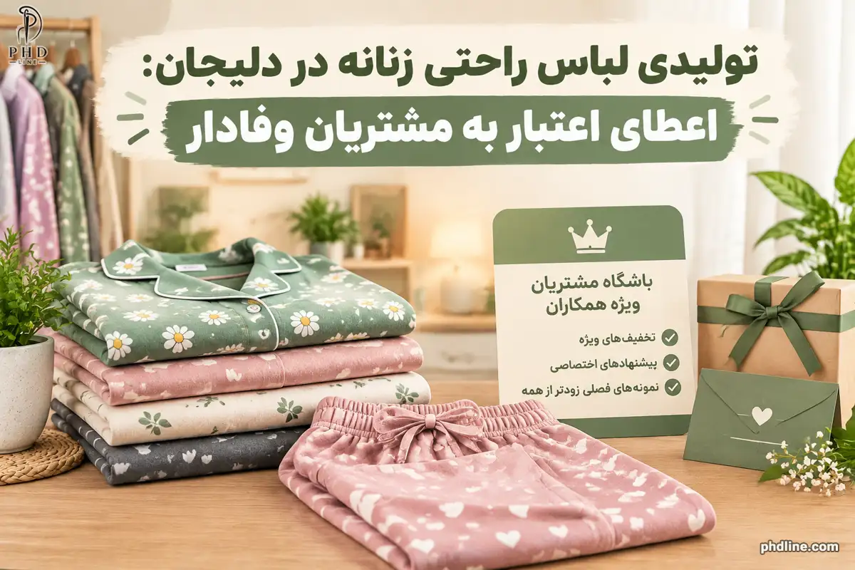تولیدکننده لباس راحتی زنانه در دلیجان 
