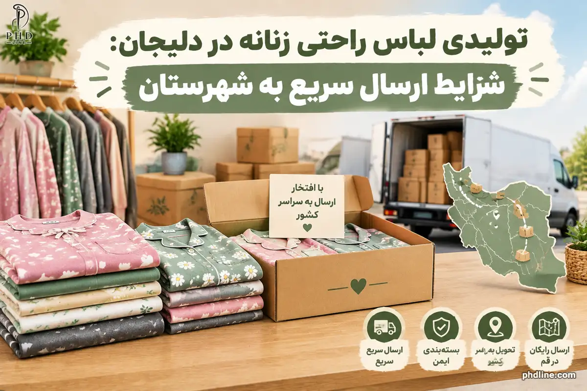 تولیدکننده لباس راحتی در شهر دلیجان