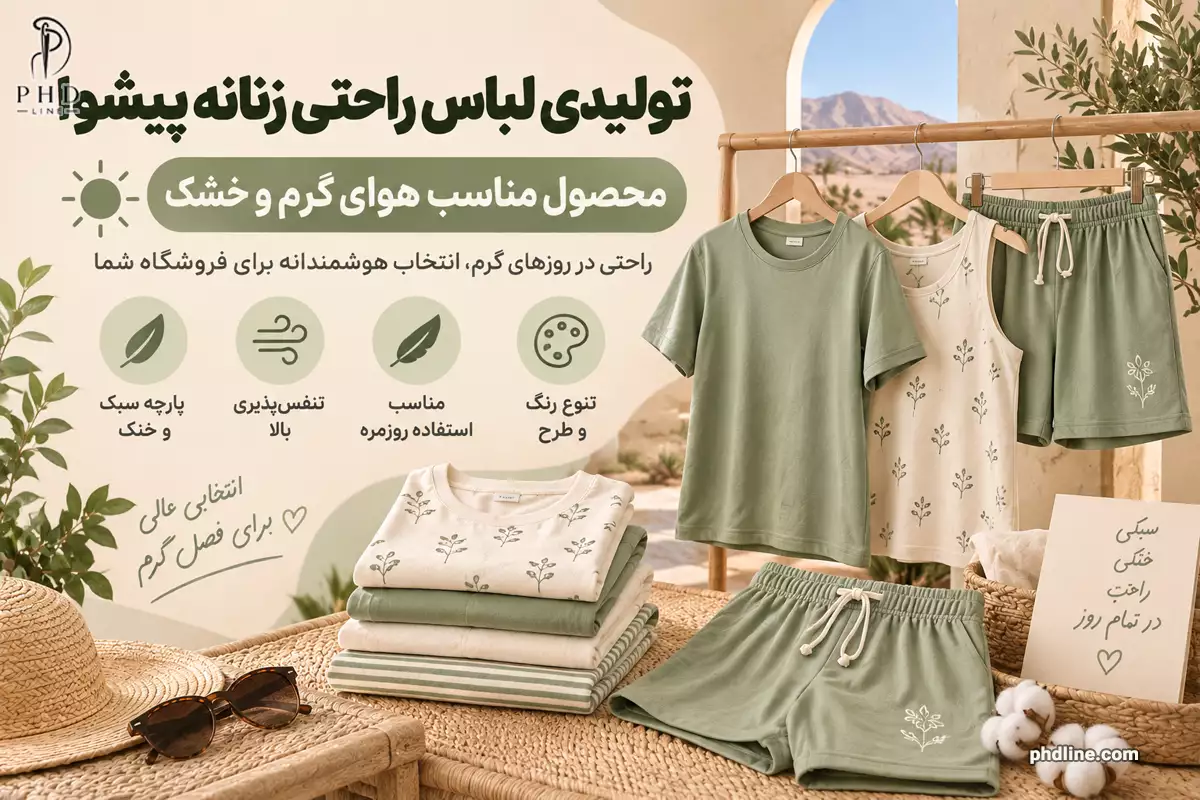 تولیدکننده لباس راحتی زنانه