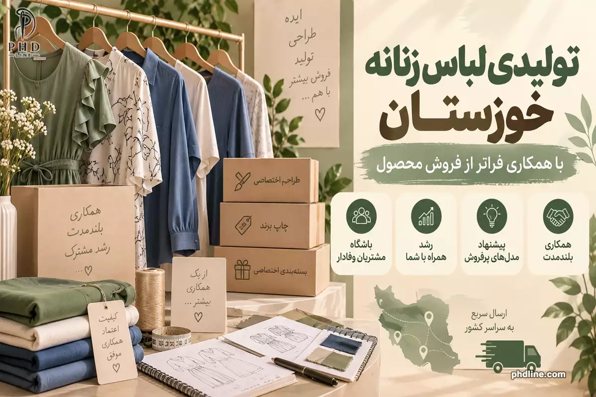 تولیدی لباس زنانه در استان خوزستان