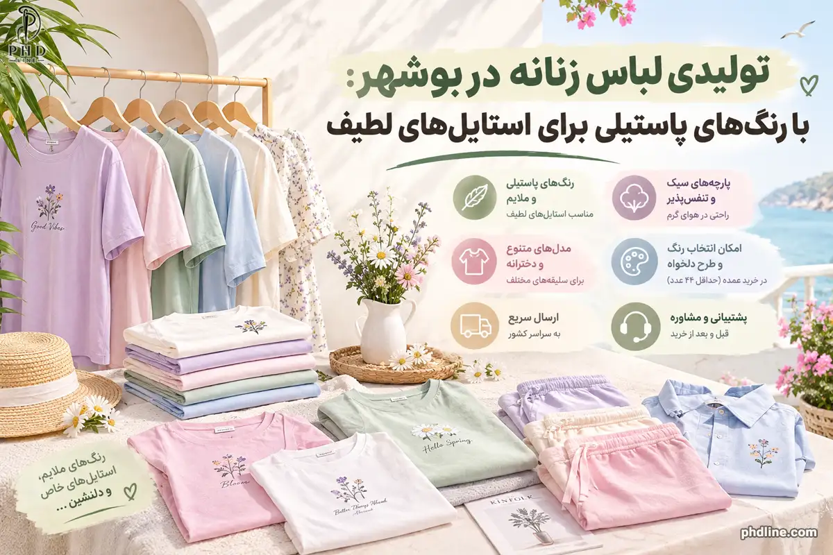 تولیدکننده لباس زنانه در بوشهر