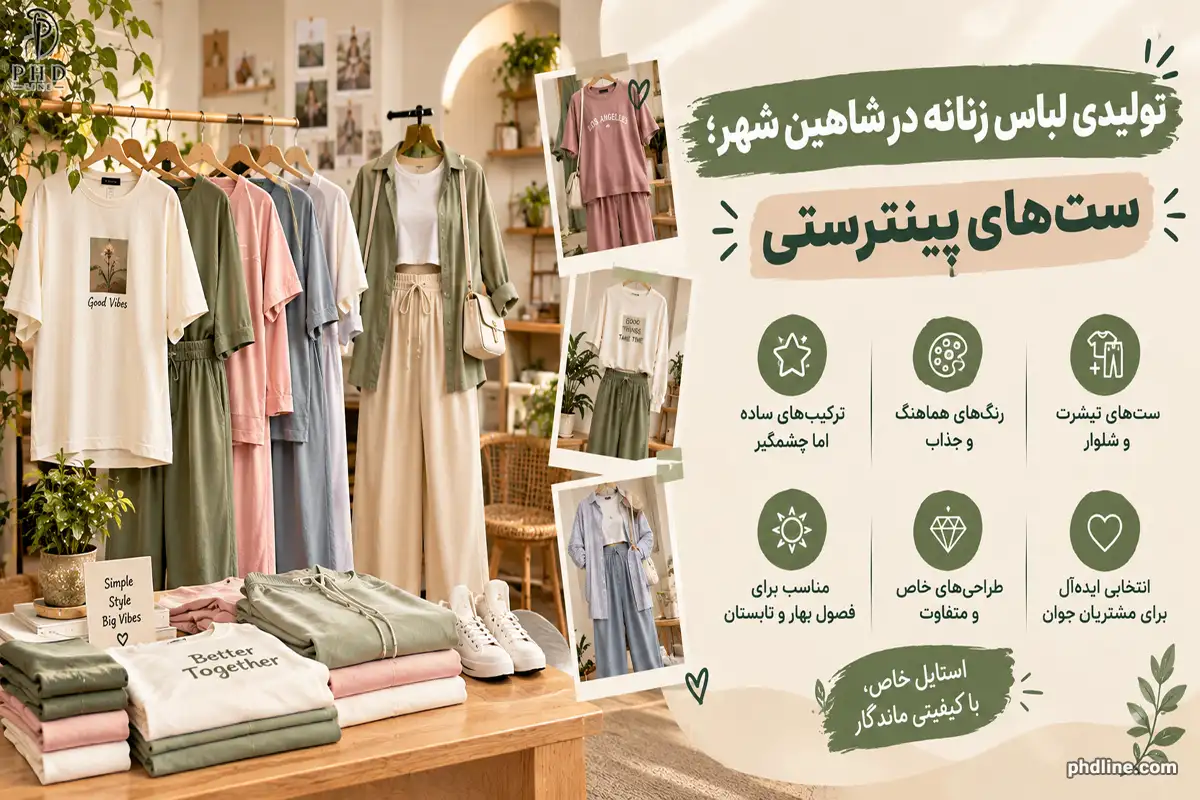 تولیدی لباس زنانه شهر شاهین شهر