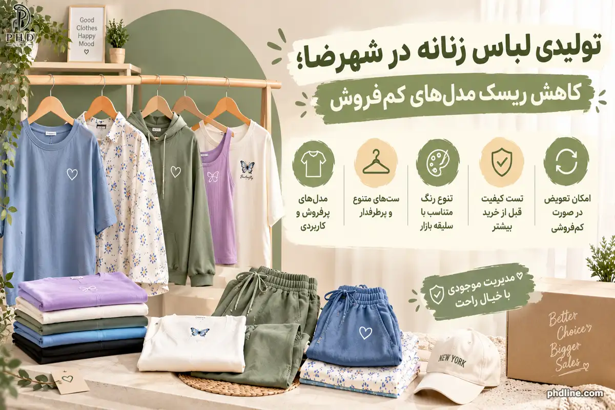 تولیدکننده لباس زنانه در شهرستان شهرضا