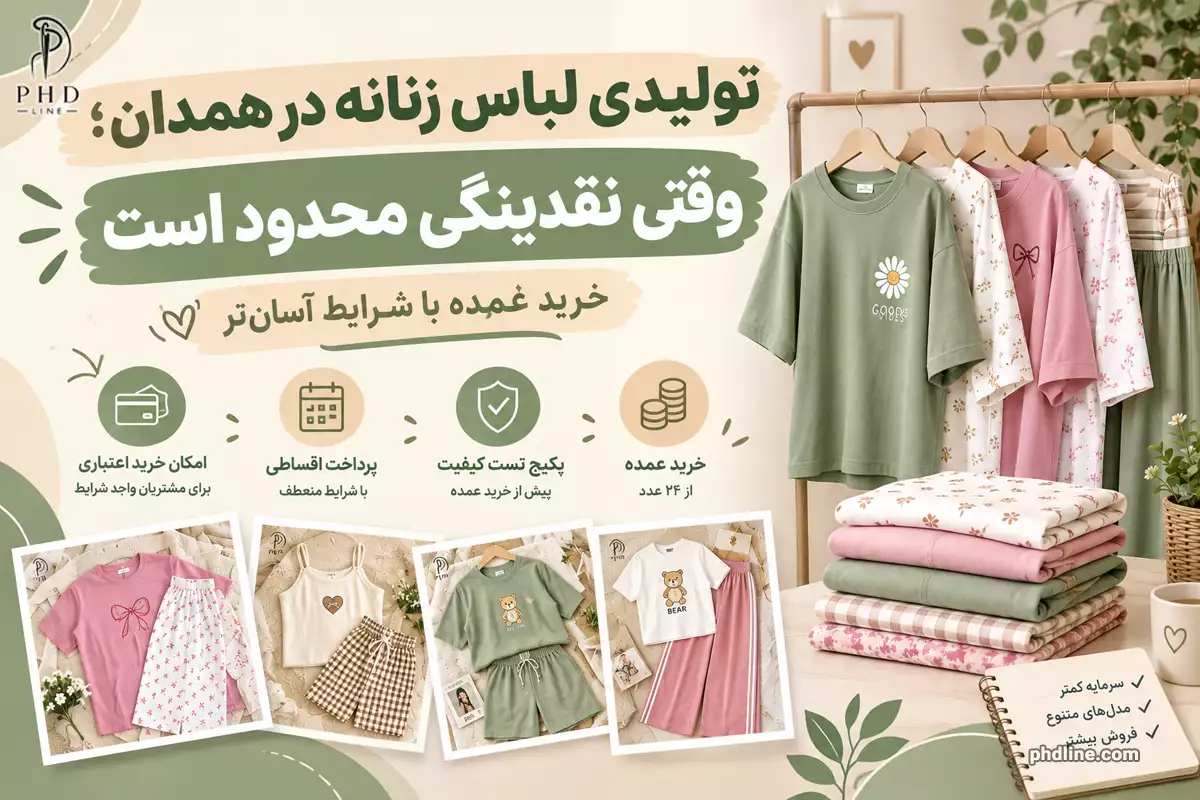 تولیدی لباس زنانه در شهر همدان