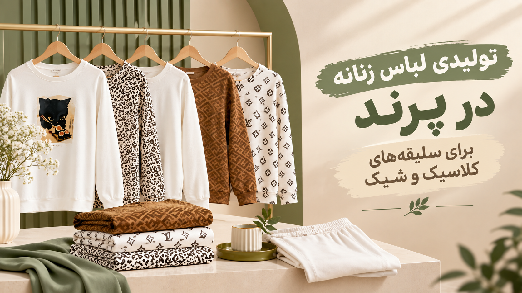 تولیدی لباس زنانه در شهر پرند