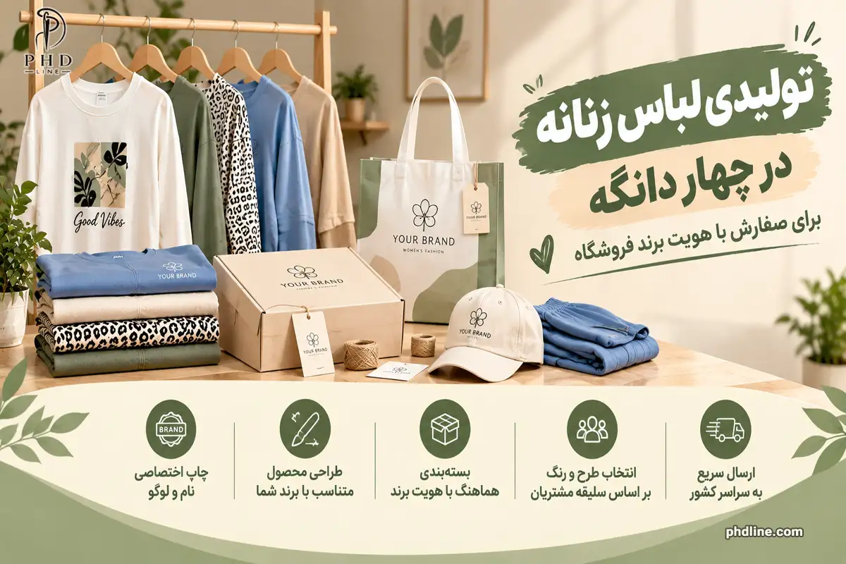 تولیدی لباس زنانه در شهر چهاردانگه
