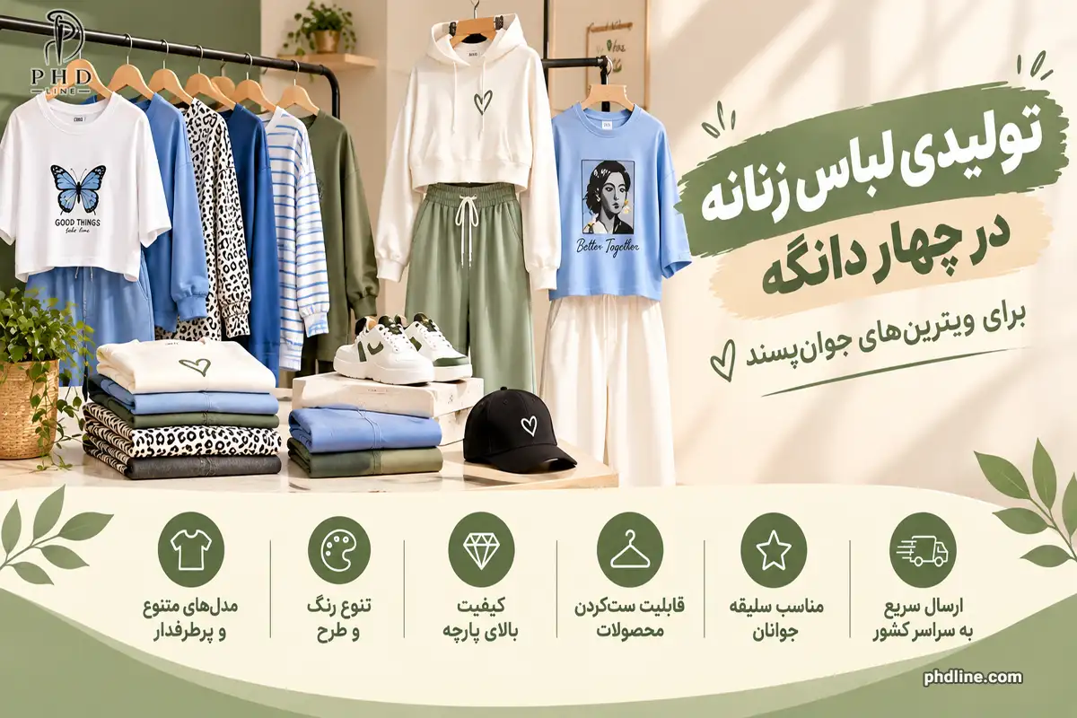 تولیدکننده لباس زنانه در چهاردانگه 