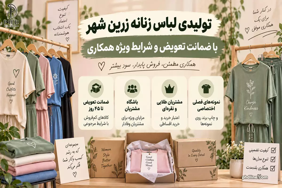 تولیدی لباس زنانه در شهر زرین شهر