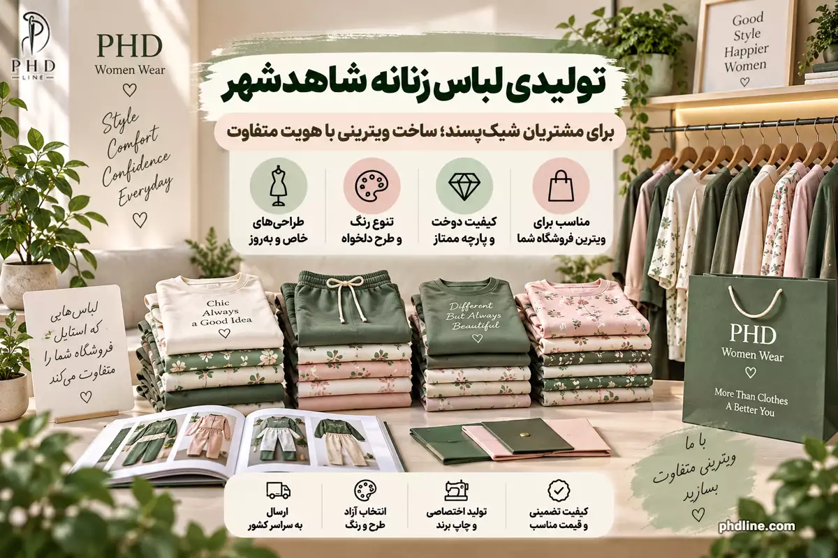 فروش عمده لباس زنانه شاهدشهر