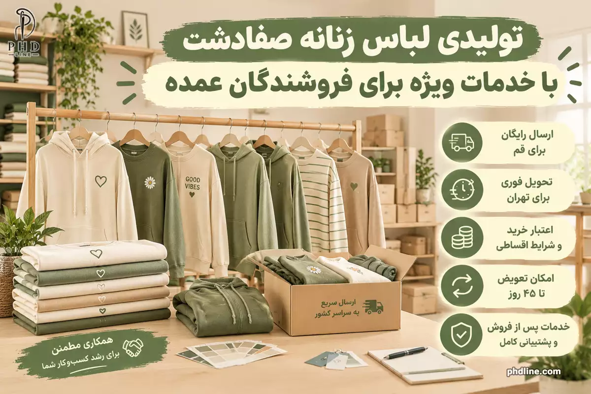 تولیدی لباس زنانه در شهر صفادشت