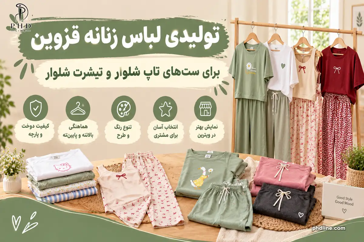 تولیدکننده لباس زنانه در قزوین