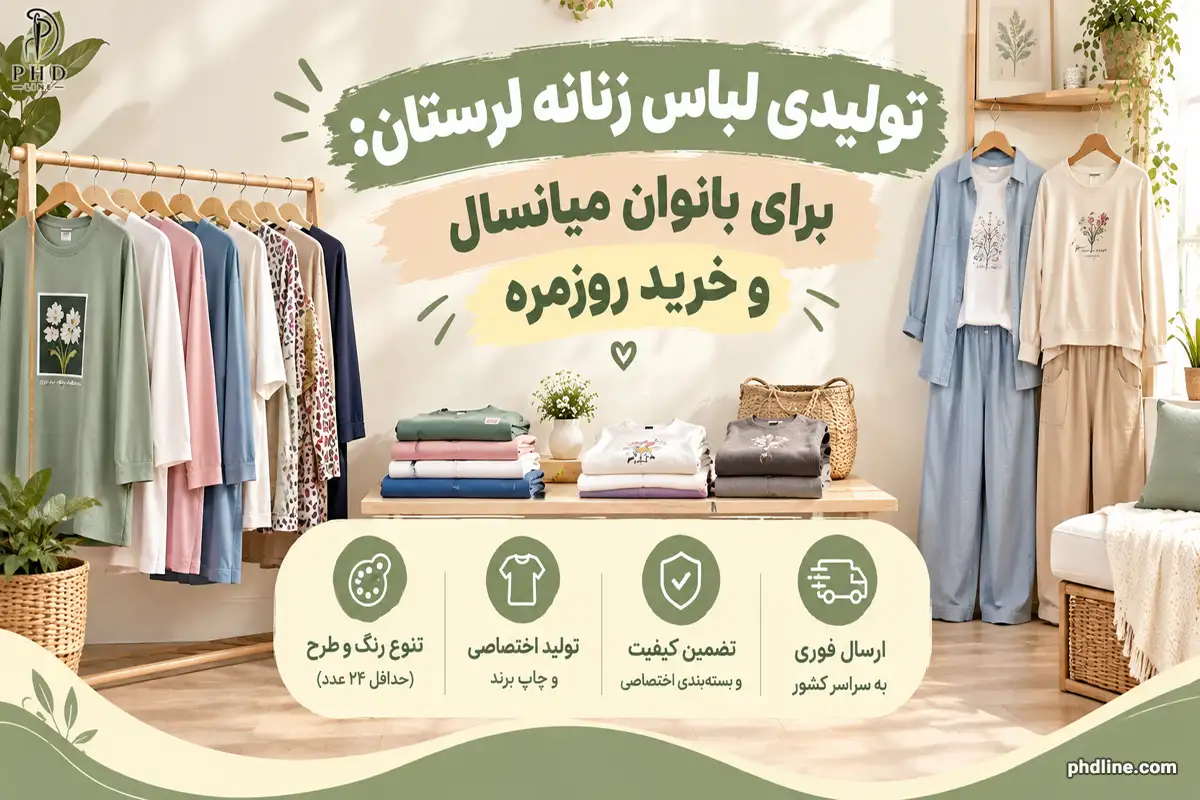 تولیدی لباس زنانه در استان لرستان