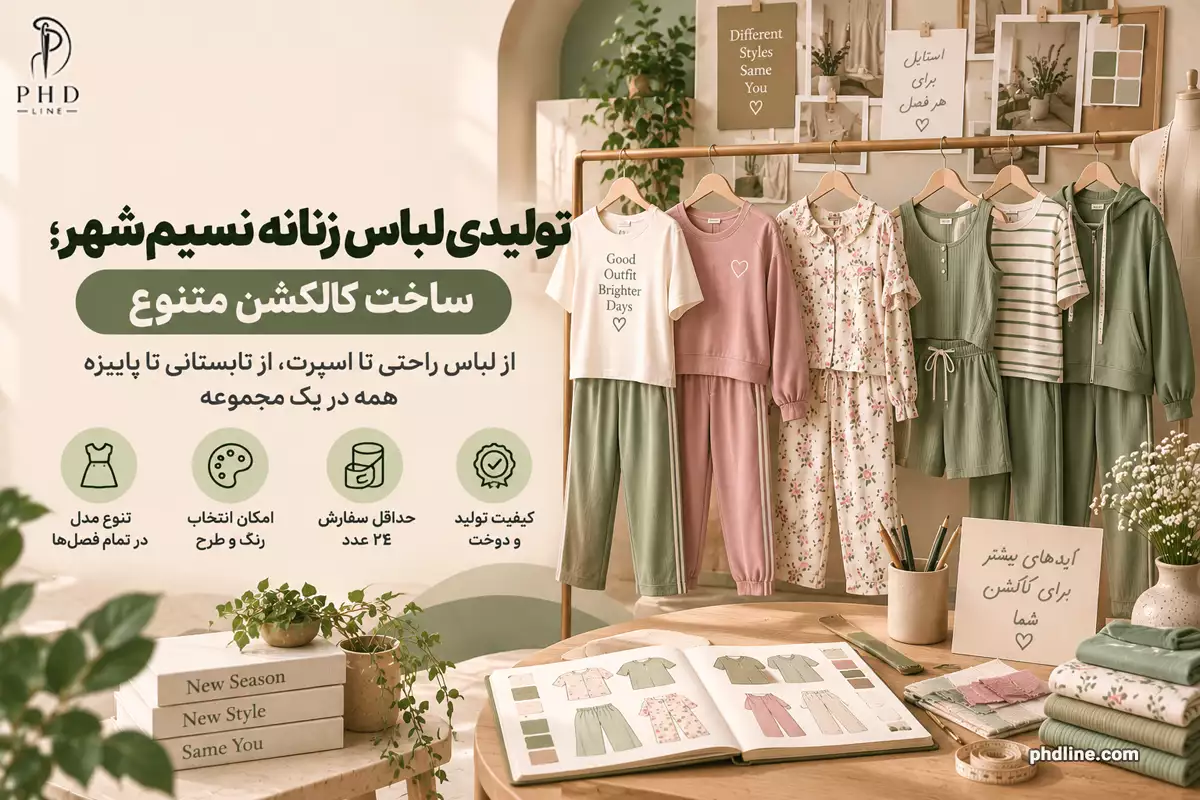 فروش عمده لباس زنانه در نسیم شهر