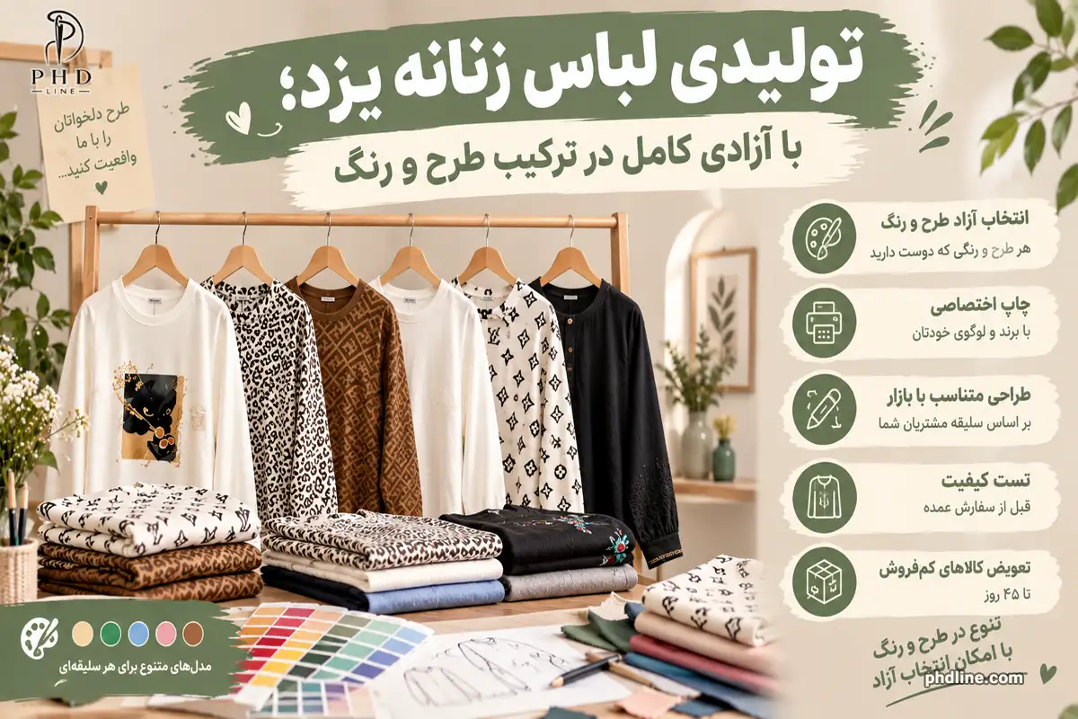 تولیدکننده پوشاک زنانه یزد