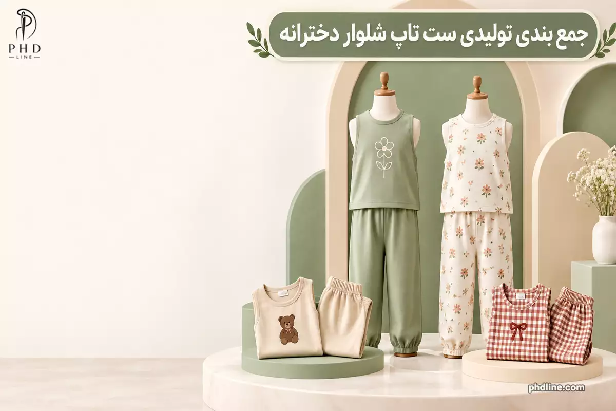 فروش عمده ست تاپ شلوار دخترانه