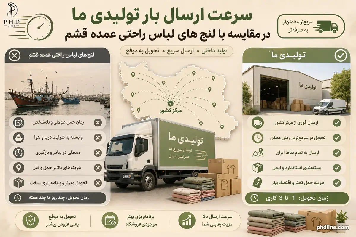 لباس عمده راحتی در قشم