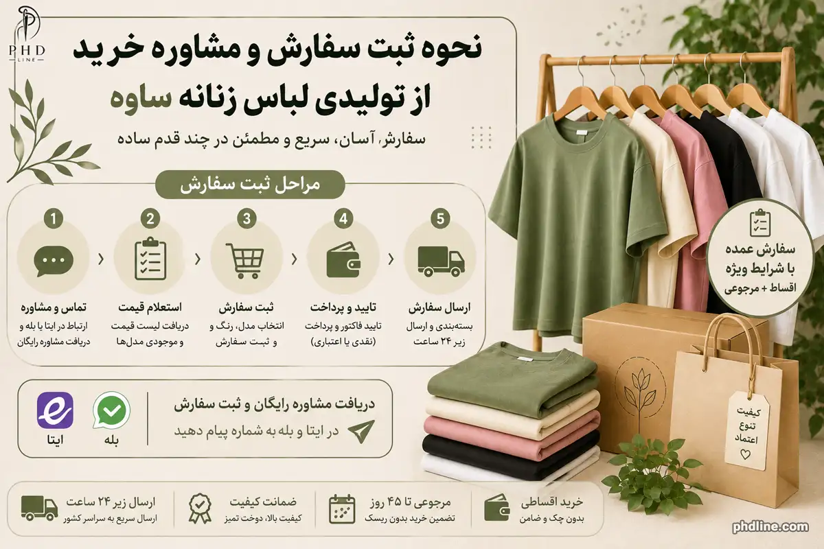 تولیدکننده لباس زنانه ساوه