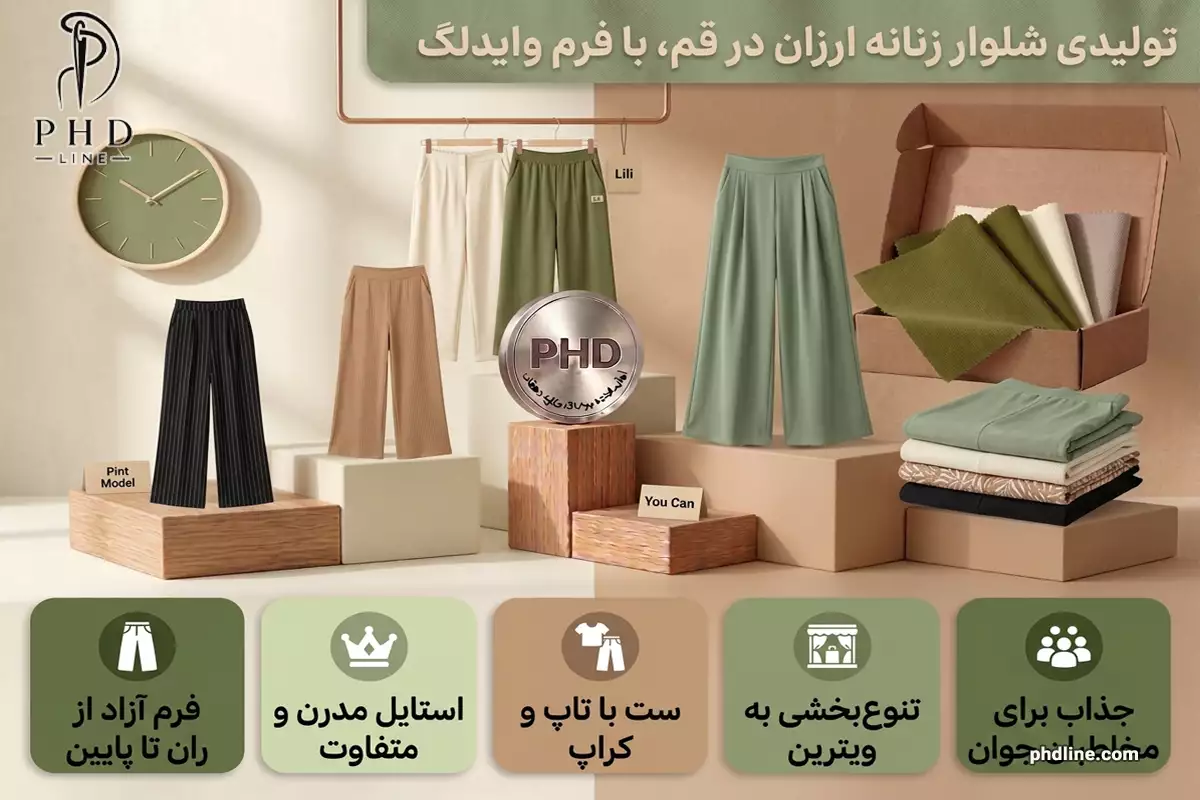 تولیدکننده شلوار زنانه ارزان در قم