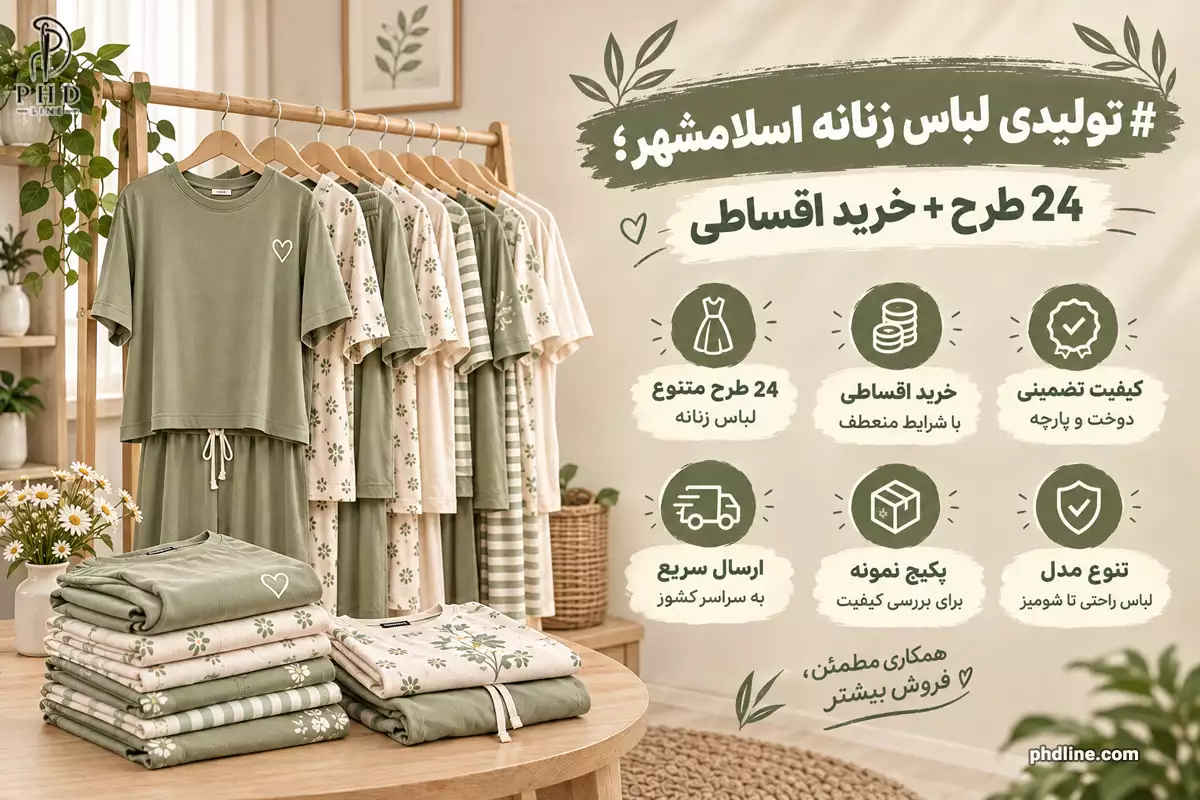 تولیدی لباس زنانه اسلامشهر