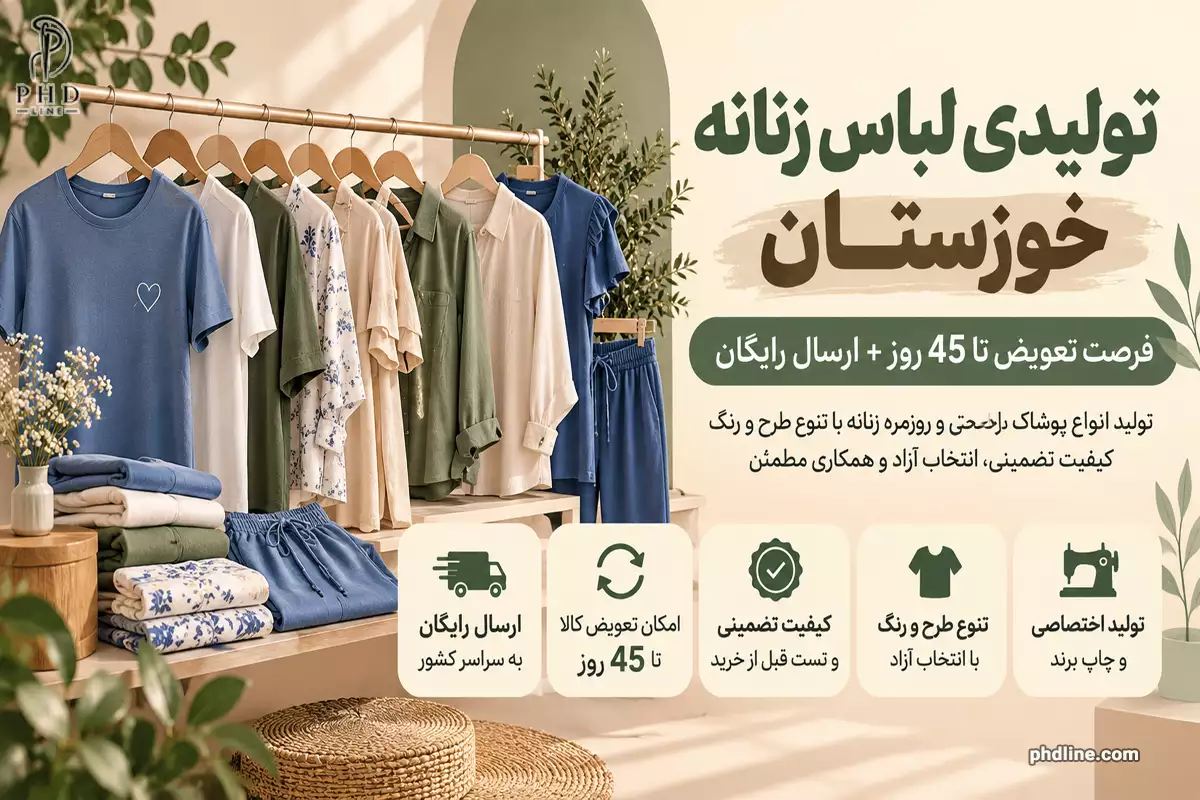 تولیدی لباس زنانه خوزستان