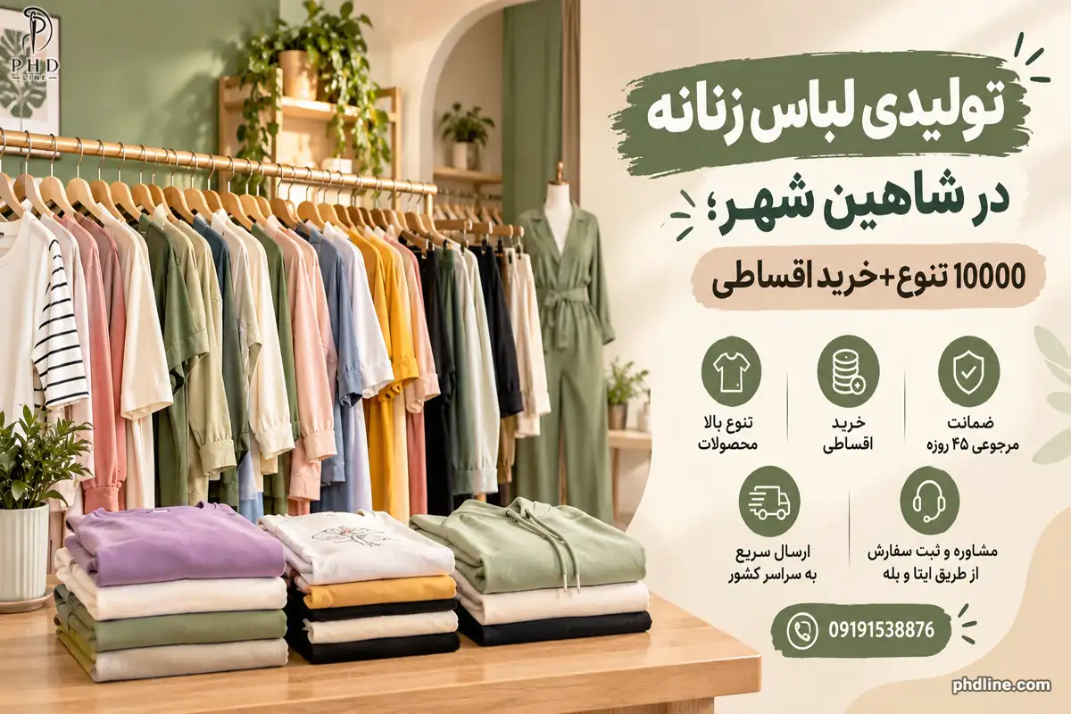 تولیدی لباس زنانه در شاهین شهر