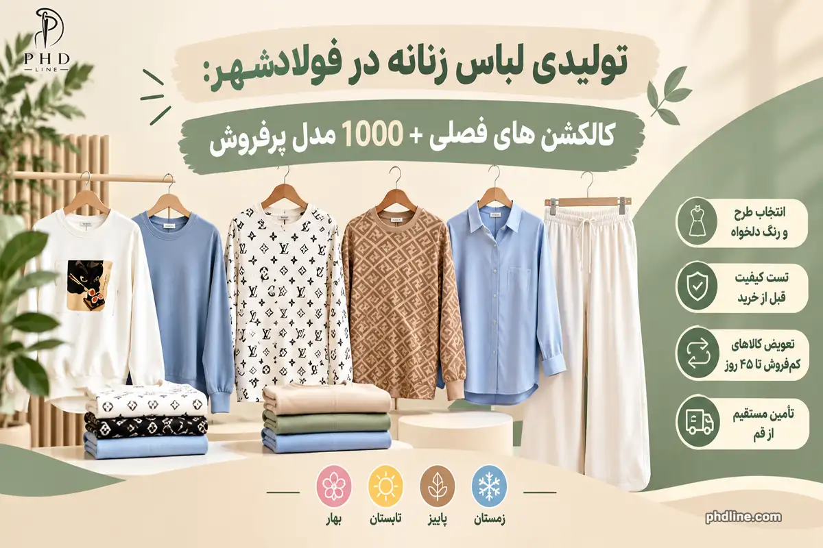 تولیدی لباس زنانه در فولادشهر