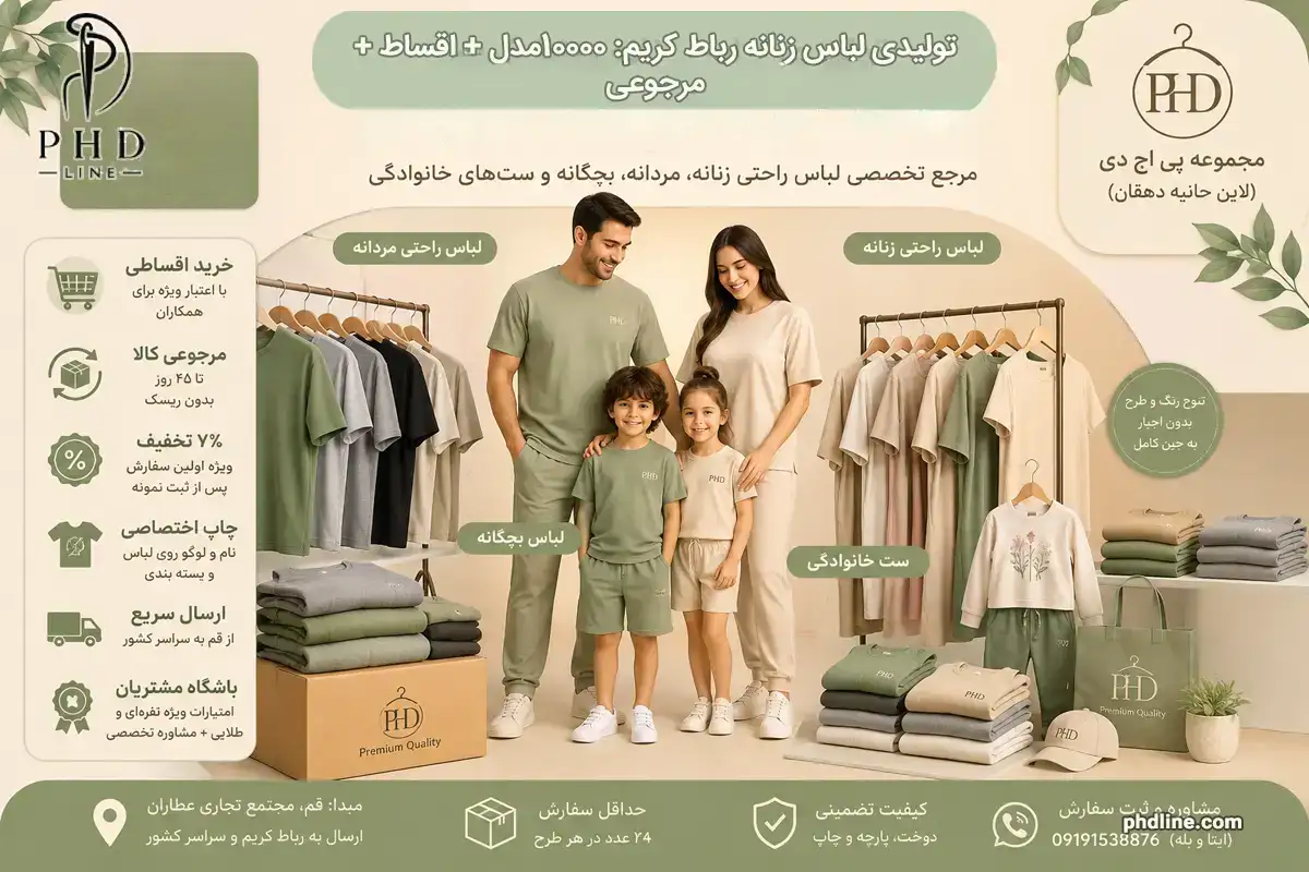 تولیدی لباس زنانه رباط کریم