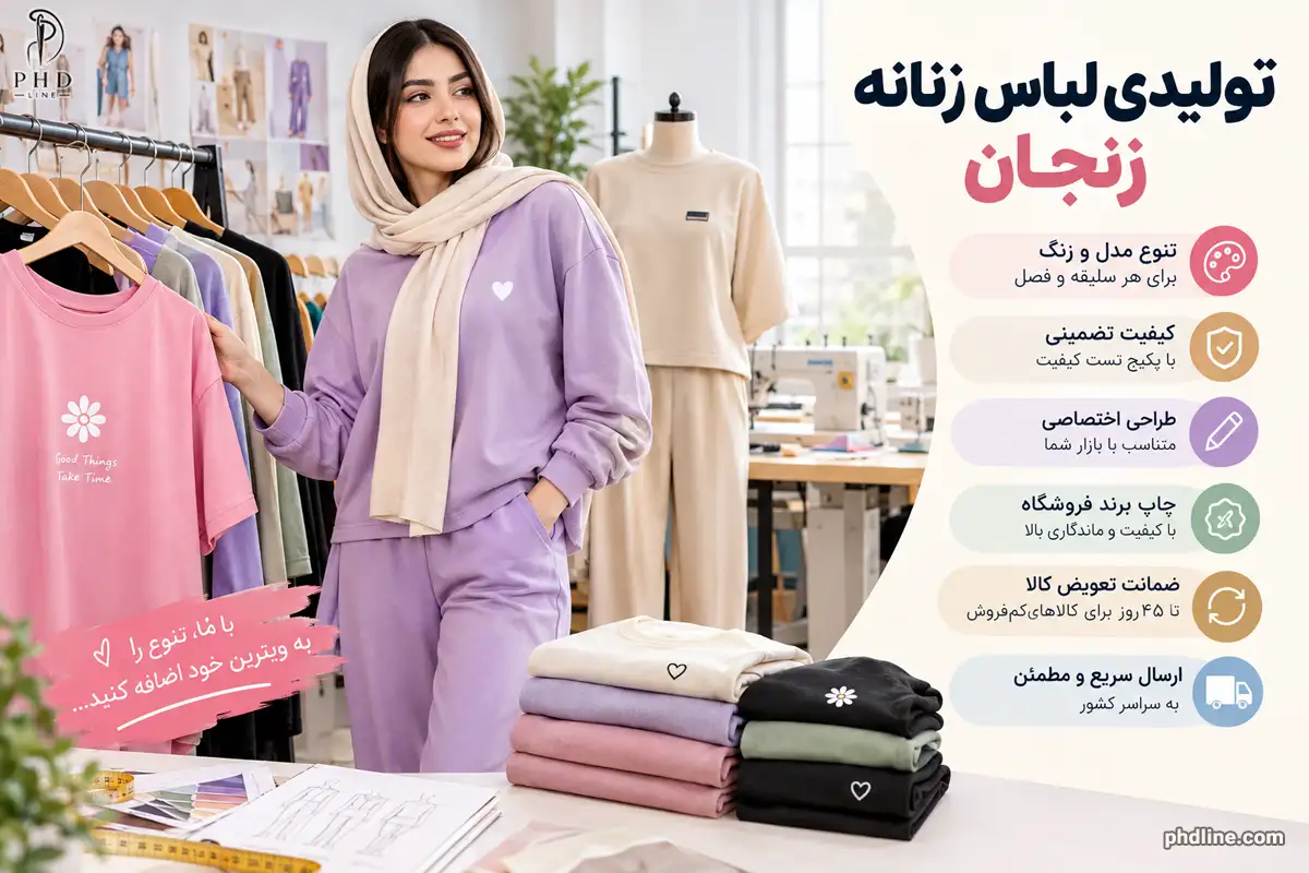 تولیدی لباس زنانه زنجان