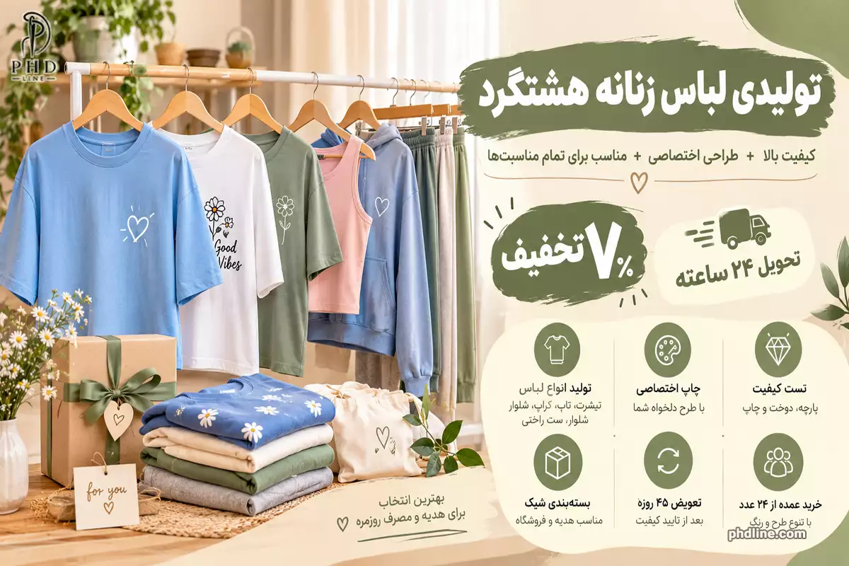 تولیدی لباس زنانه هشتگرد