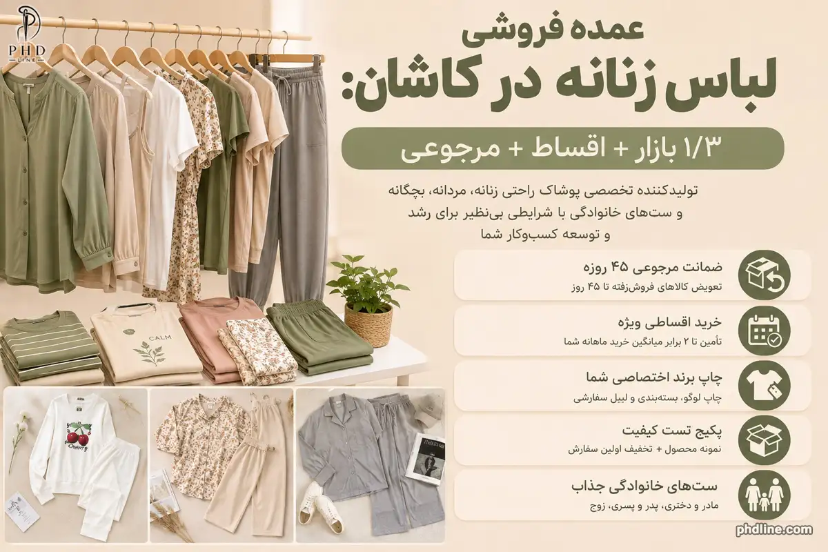 عمده فروشی لباس زنانه در کاشان