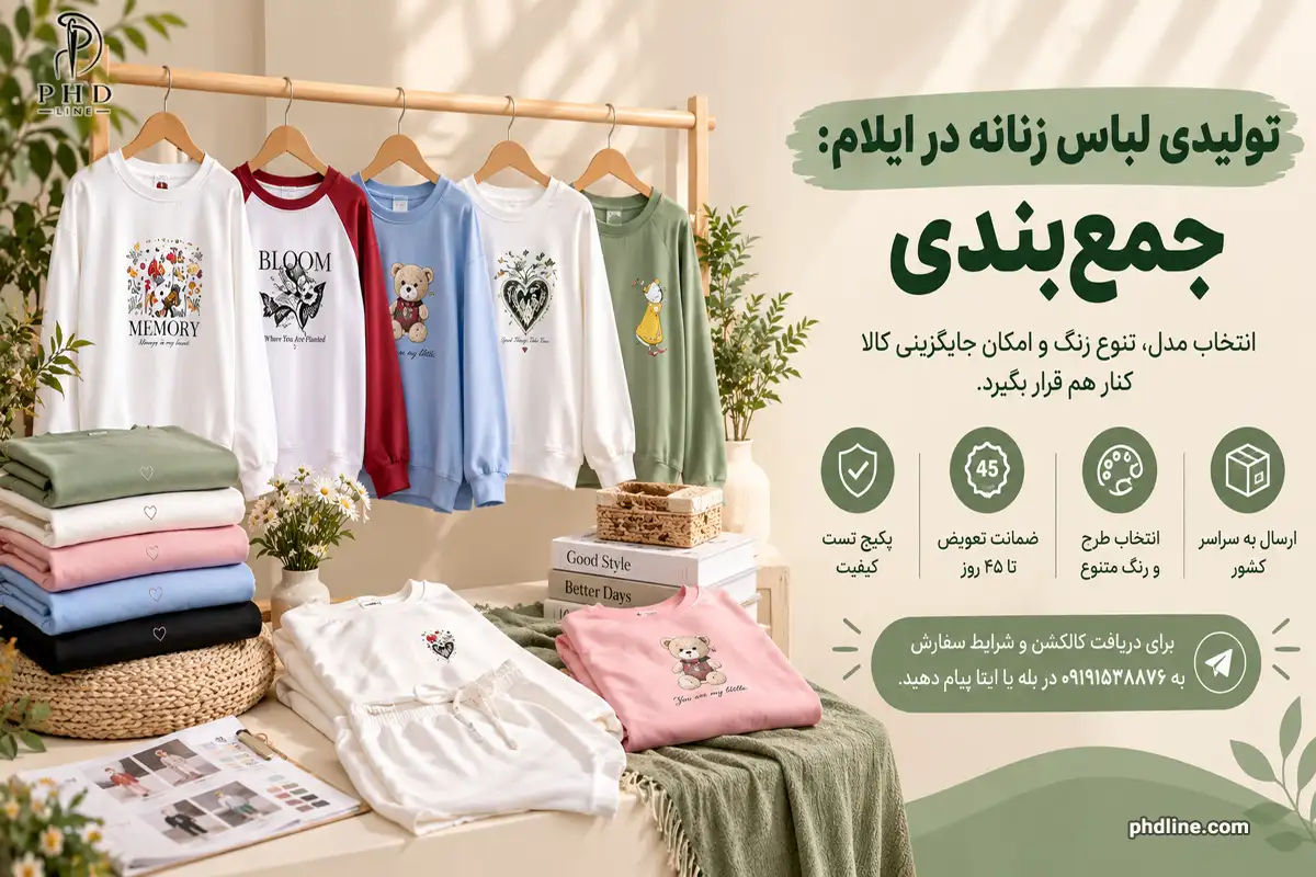 تولیدی لباس زنانه در استان ایلام
