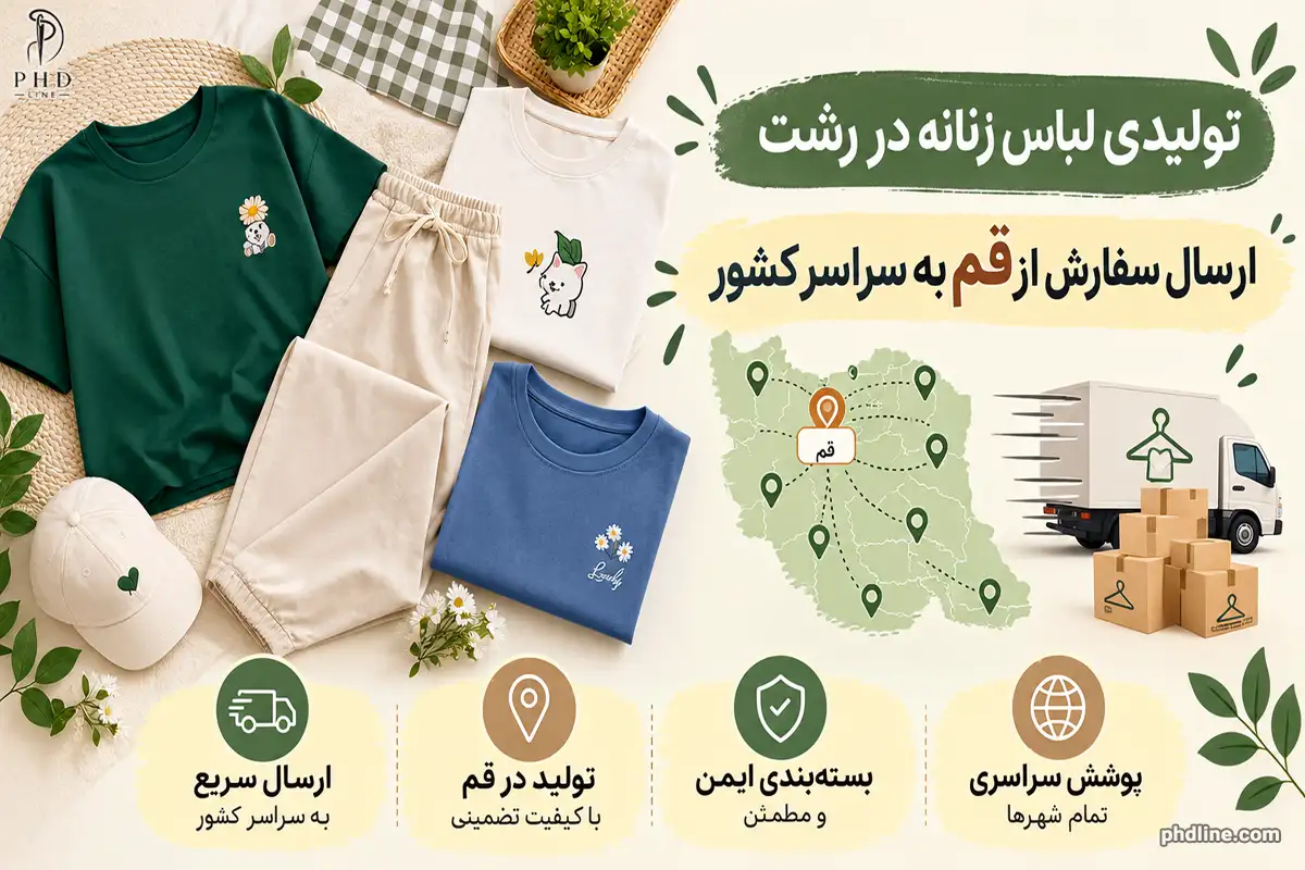 تولیدکننده لباس زنانه در رشت