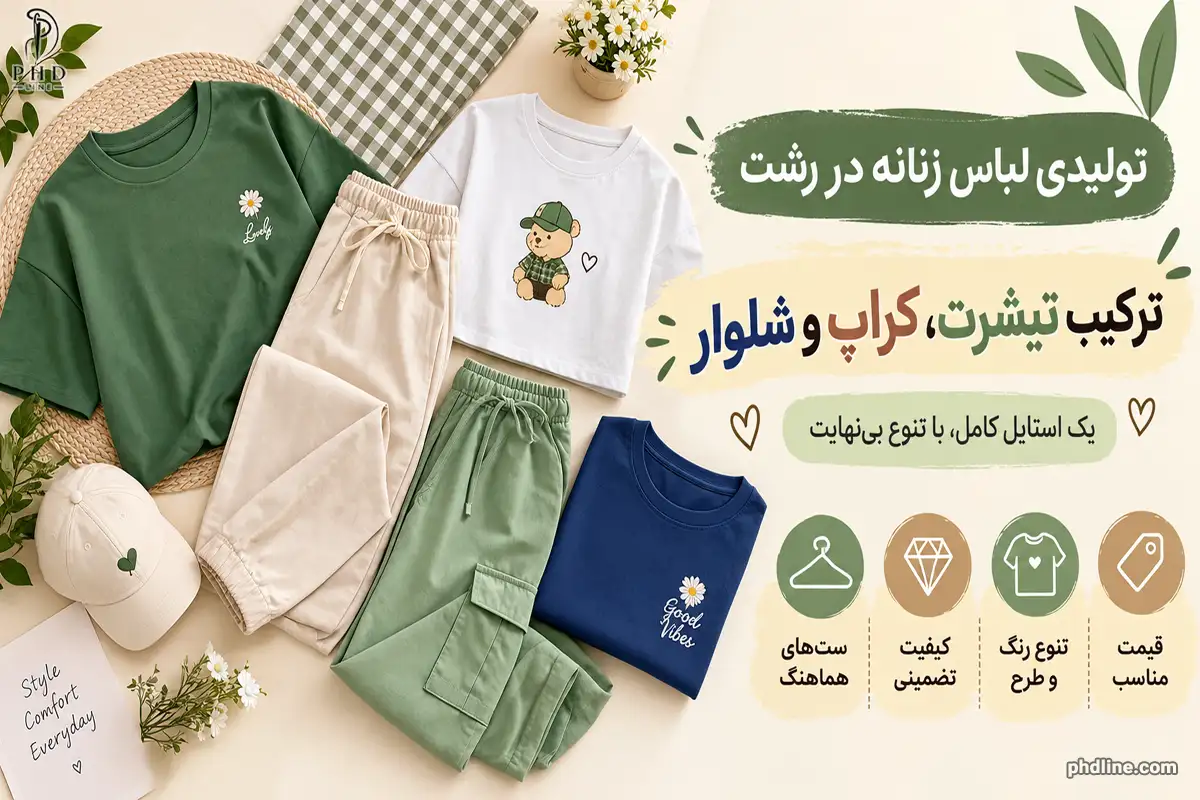 تولیدی لباس زنانه در شهر رشت