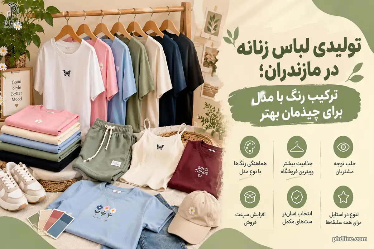 تولیدکننده لباس زنانه در مازندران