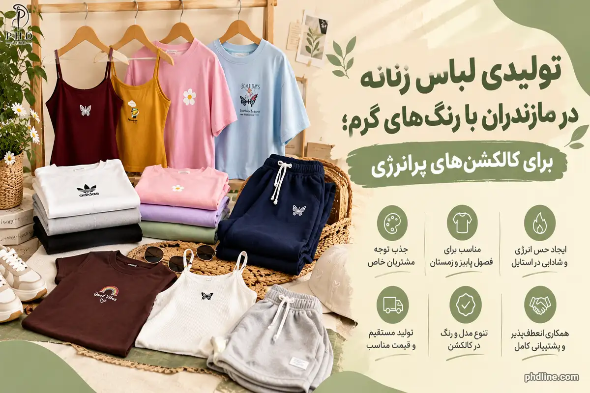 تولیدی لباس زنانه در استان مازندران
