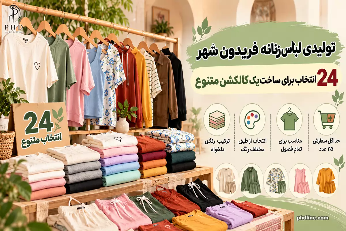 فروش عمده لباس زنانه فریدون شهر