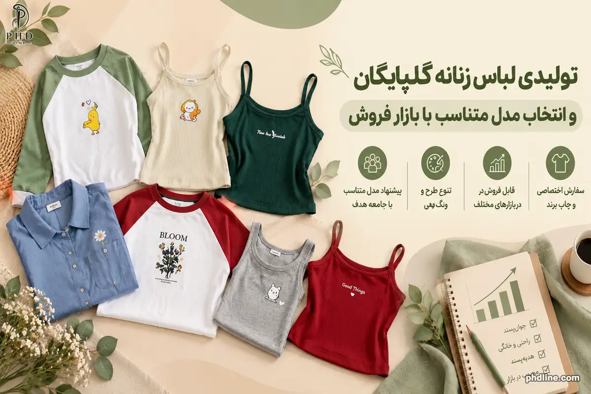تولیدی لباس زنانه در شهر گلپایگان