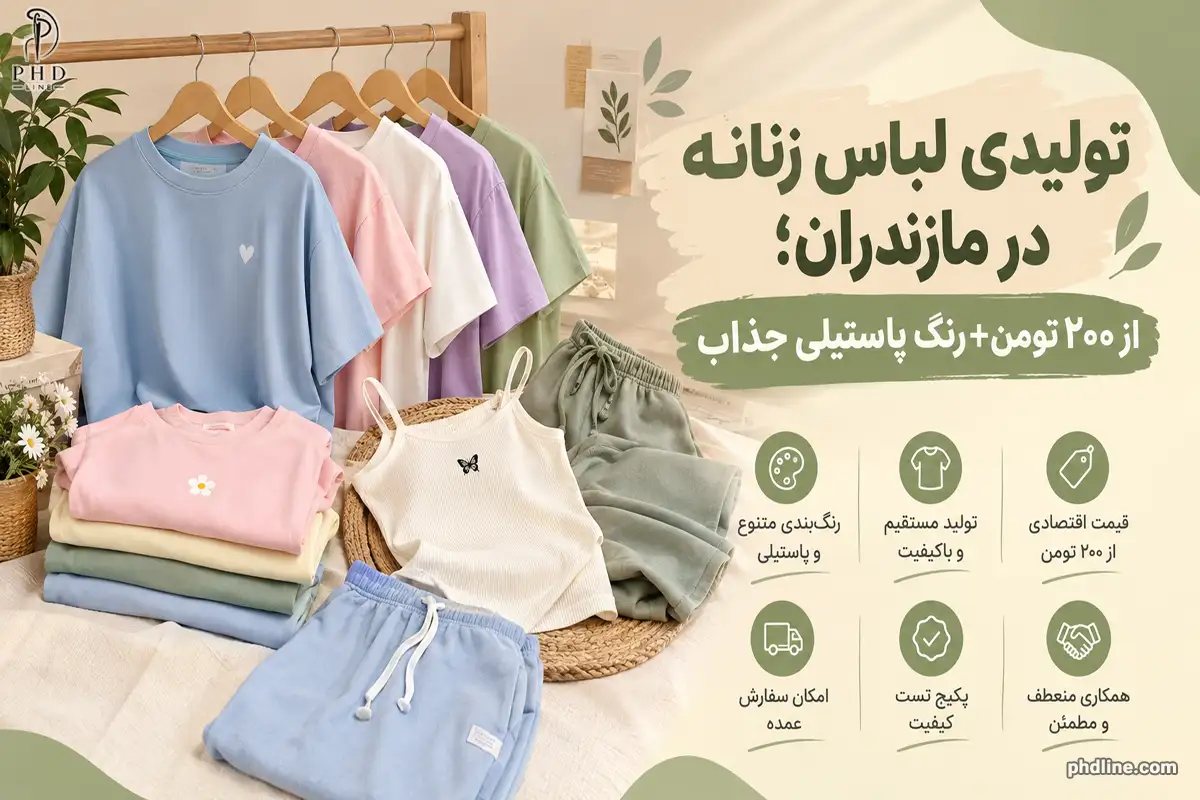 تولیدی لباس زنانه در مازندران
